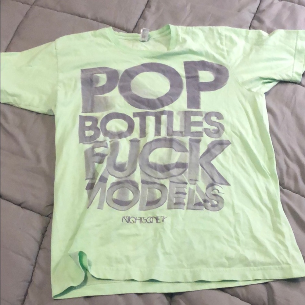 Vintage “Pop Bottles, Fuck Models” Custom Tee